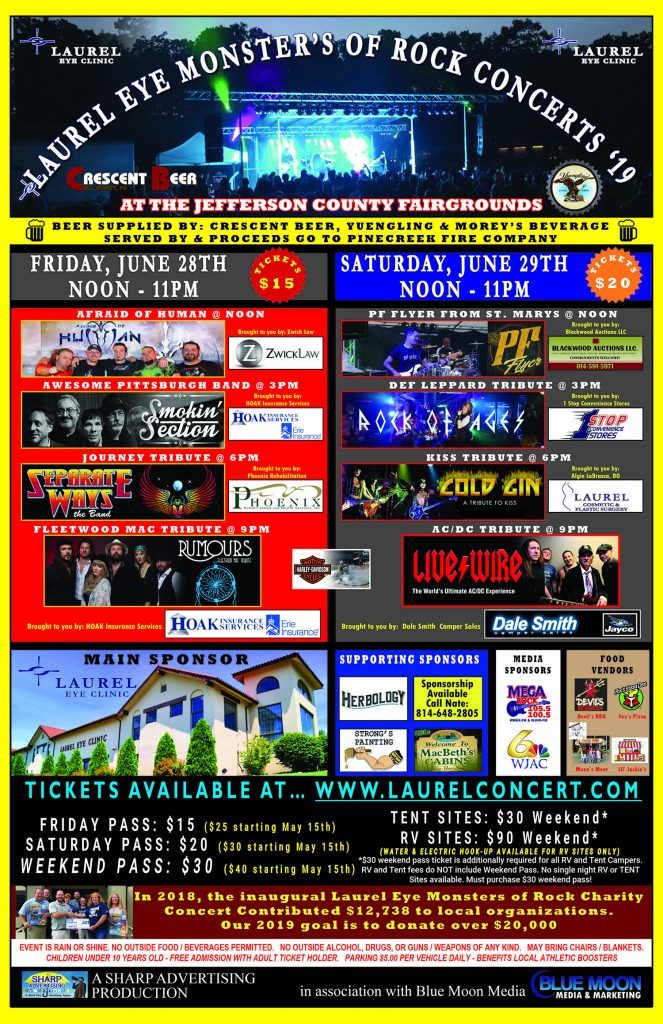 Laurel Eye Monsters of Rock Charity Concert Separate Ways